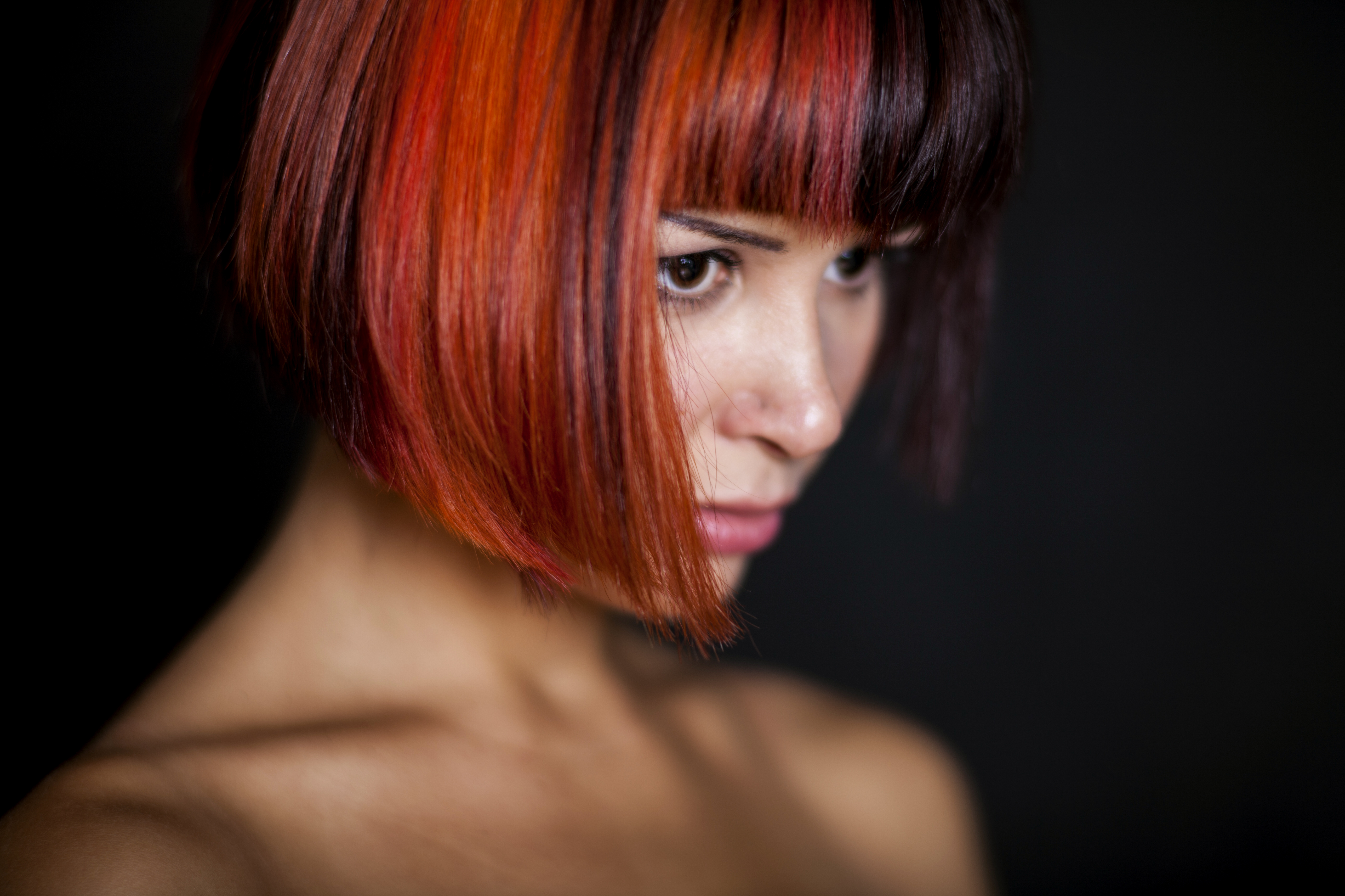 Highlights of hair